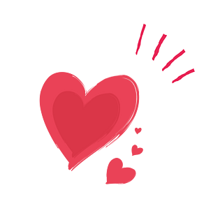 爱心心形装饰七夕情人节