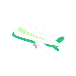 飞机航空航班飞行卡通
