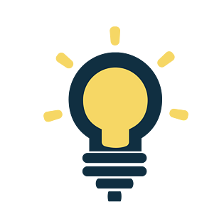 装饰灯具灯泡点亮照明pngpsd2000*2000手绘卡通简约发光灯泡图标png