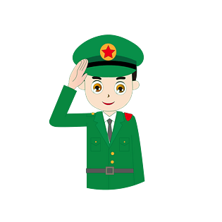 军人敬礼图片大全