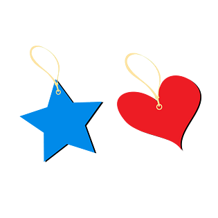 爱心五角星吊牌促销价格