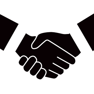 元素电脑端 手机端简约手势点击图标元素电脑端 手机端商务合作握手手