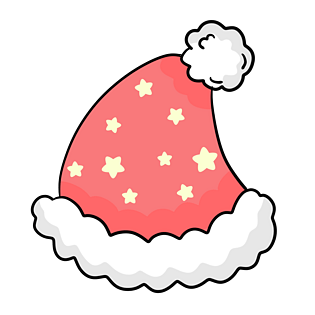 手绘卡通红色可爱帽子图片