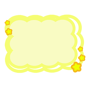 手绘黄色简约对话框图片