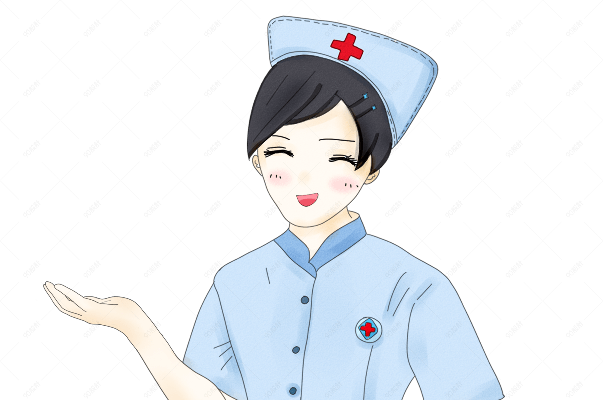 护士|插画|创作习作|锦菀 - 原创作品 - 站酷 (ZCOOL)
