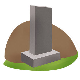 清明节祭祀墓碑装饰图片