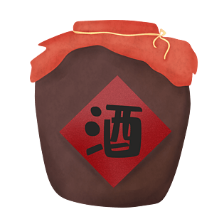 手绘酒坛图片大全