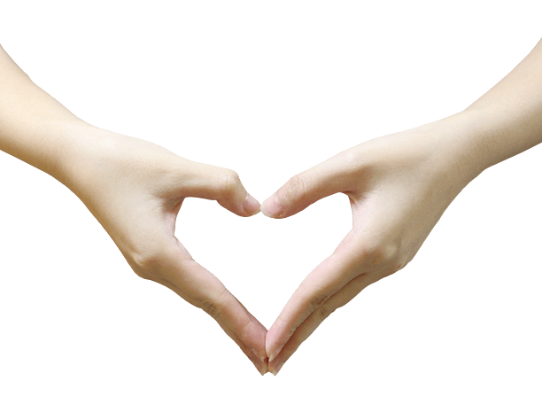 爱心手势免抠png素材