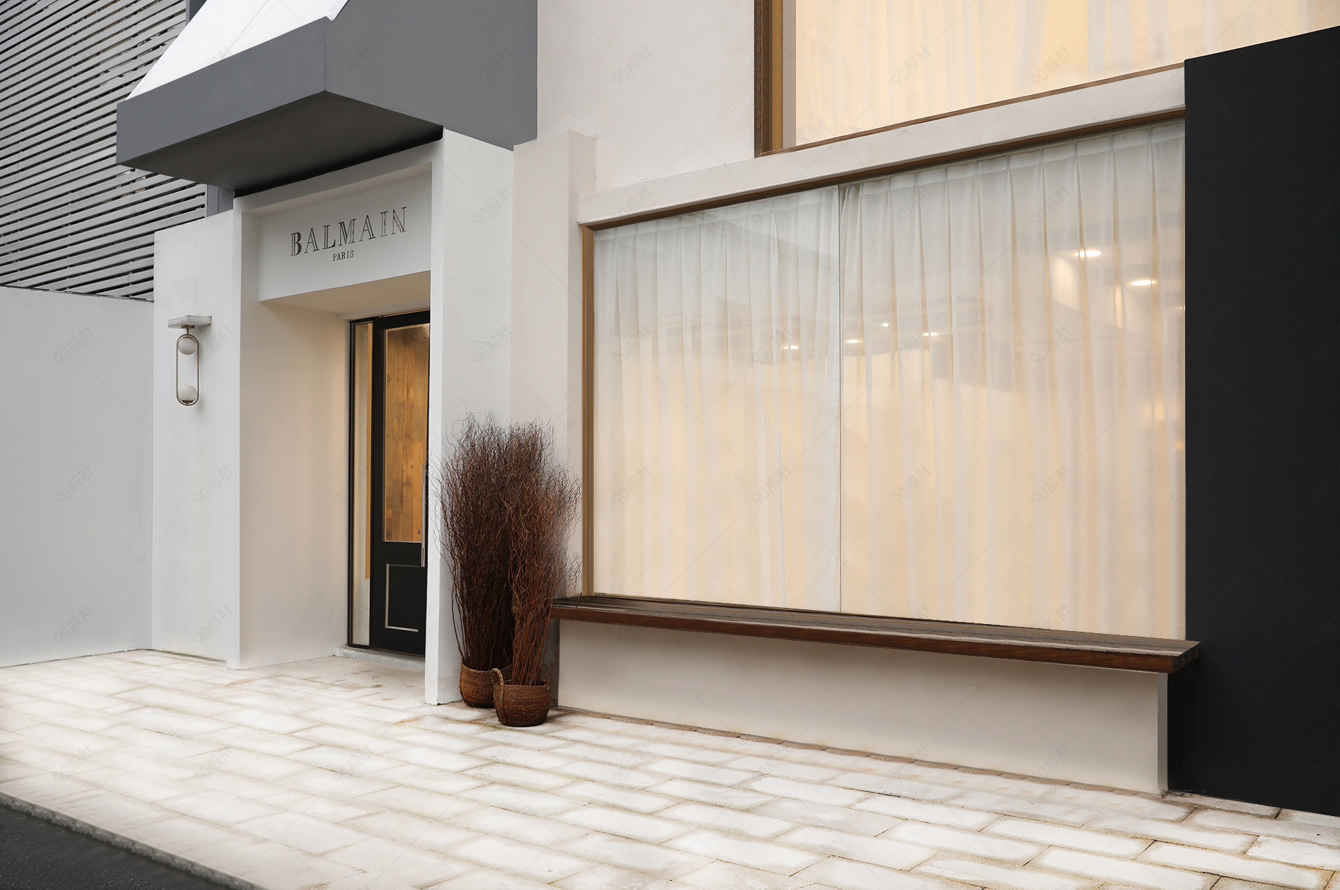 简约时尚女装首饰店拍摄场景空间