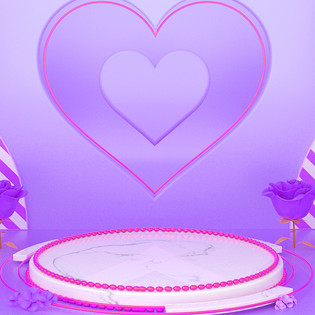 紫色浪漫背景背景