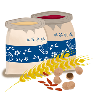 五谷杂粮卡通图片大全