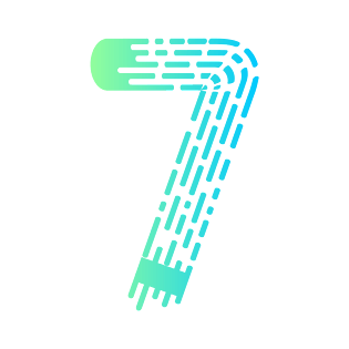 0~9系列数字渐变艺术字体