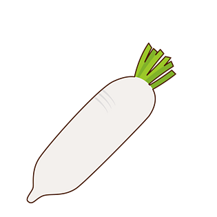 可爱小清新水果蔬菜萝卜免扣元素