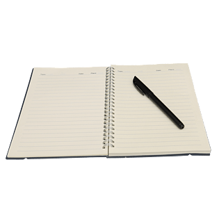 记事本办公用品素材免抠