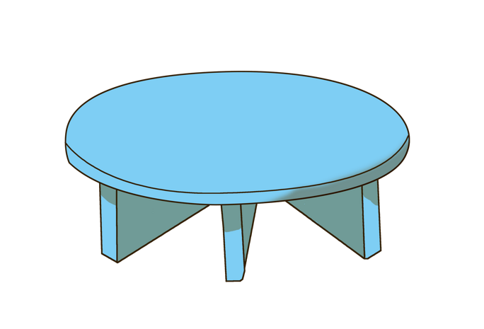 卡通桌子手绘图片大全