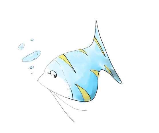 卡通手绘鱼图片大全