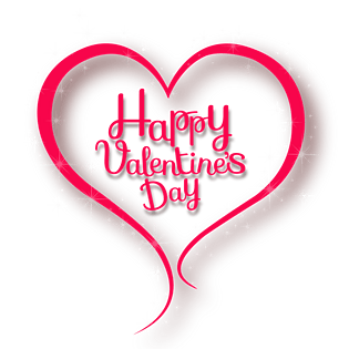 矢量图手绘红色七夕桃心