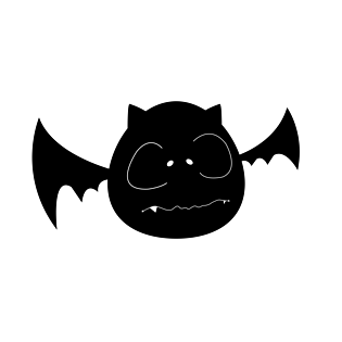 可爱手绘矢量万圣节小恶魔