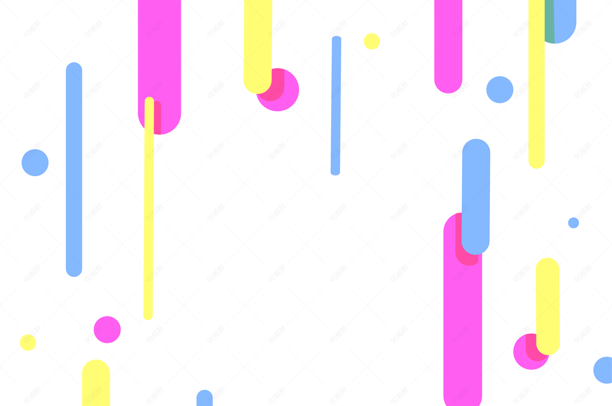 几何形体竖创意海报背景装饰矢量图