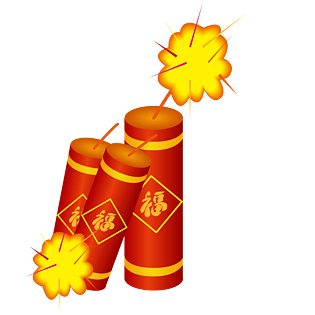 烟花爆竹矢量图