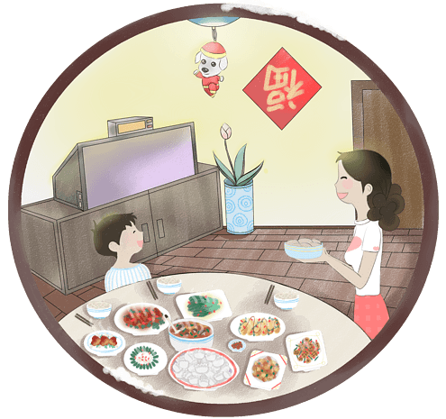 春节吃图片大全