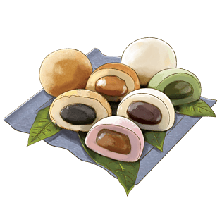 手绘卡通闽南特色美食小吃