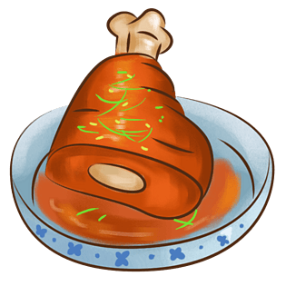 肉手绘图片大全