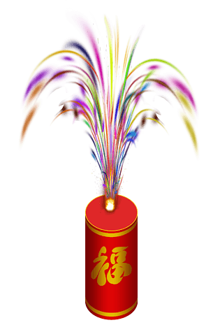 手绘烟花图片大全