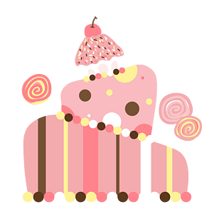 生日蛋糕卡通图片大全