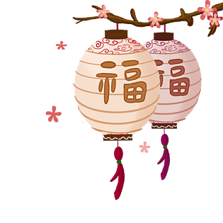 元宵节灯笼圆形灯笼