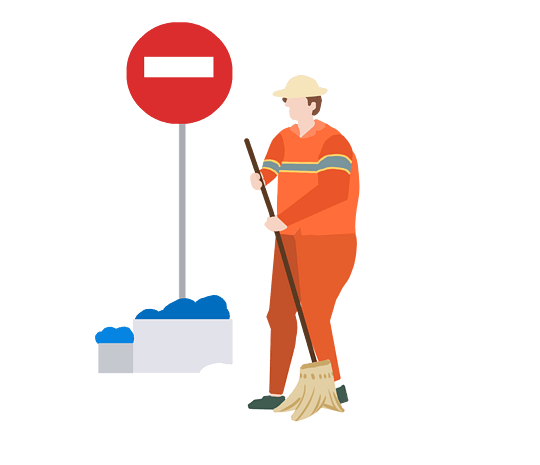 劳动节清洁工劳动最光荣