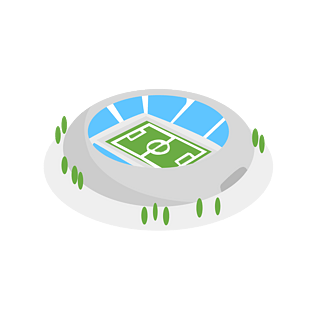 运动场插画免扣素材