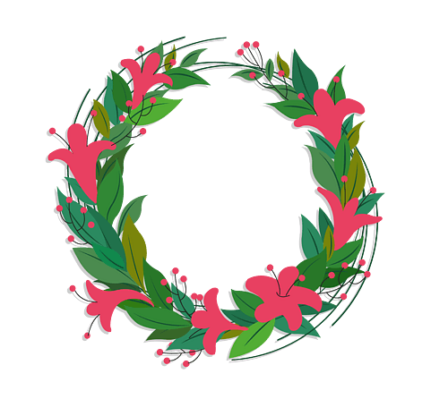 小清新装饰花边矢量图