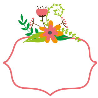 创意线条清新花边