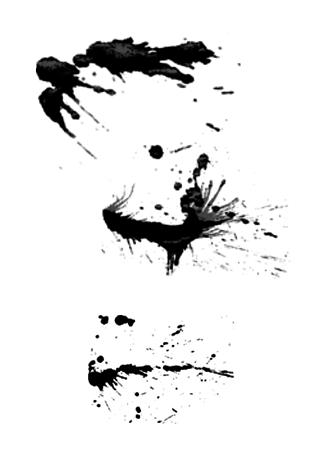 黑白水墨免扣素材