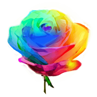 玫瑰花风格pngpsd2000*2000婚礼美丽花卉手绘插画pngpsd2000*2000五彩