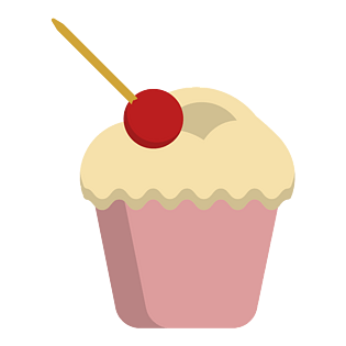 卡通矢量冰淇淋蛋糕.