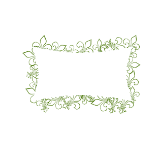 边框文字背景pngpsd2000*2000绿色叶子免扣底纹pngpsd2000*2000清新