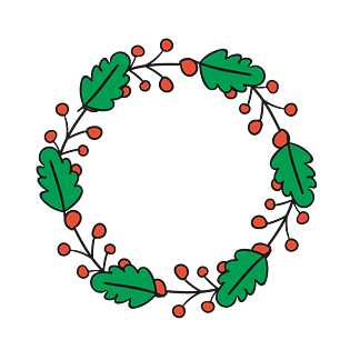 清新叶子树叶边框