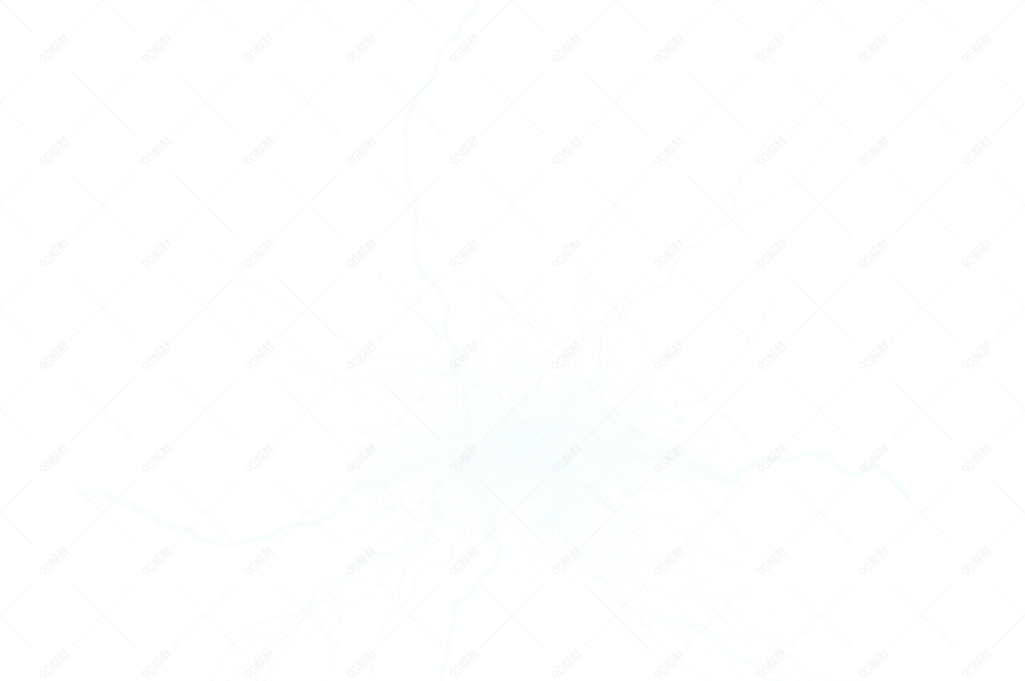 白色闪电亮点光线元素