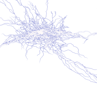 紫色漂浮雷电闪电元素