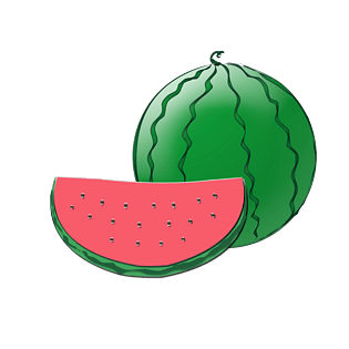 ps制作夏季水果西瓜