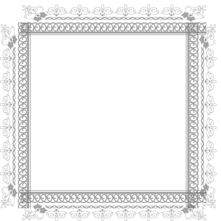 灰色简约边框元素