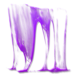 紫色唾液装饰元素png