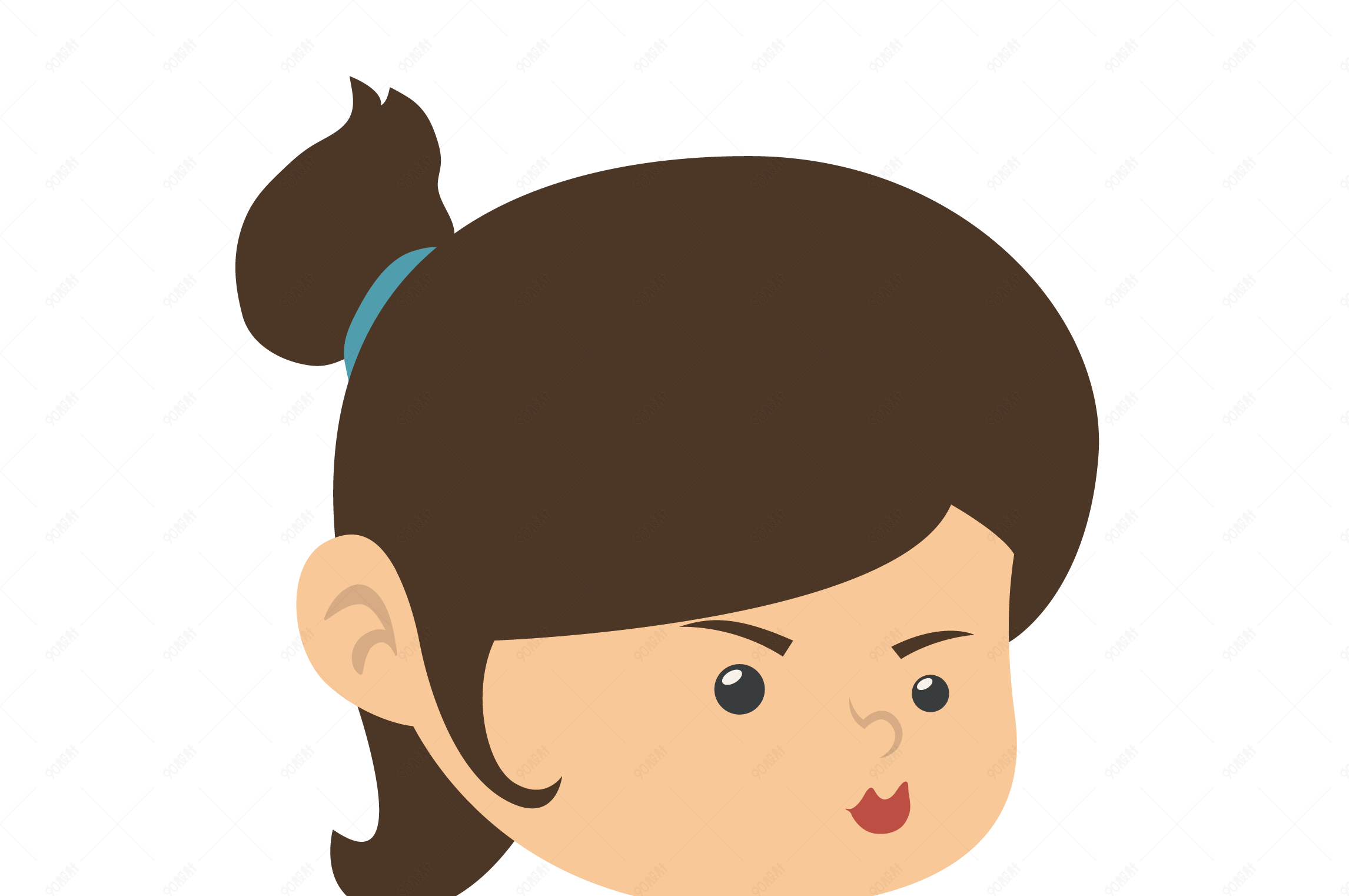 元素 类目:                                             卡通手绘