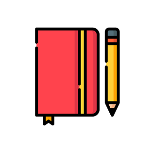 书写纸笔矢量免扣素材