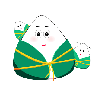 端午节卡通粽子团圆