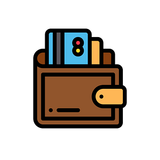 钱包卡通免扣素材