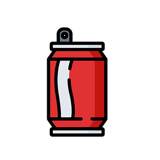 可乐卡通免扣素材