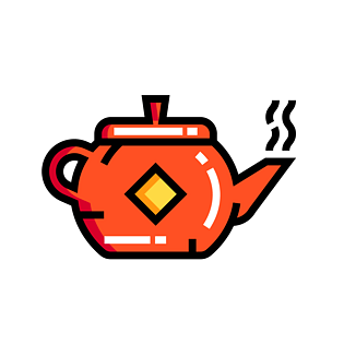 喝茶图图片大全